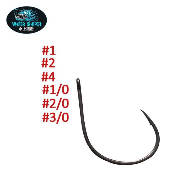 

fishing hooks 12pcs wacky high carbon steel drop s rig for bass soft worm