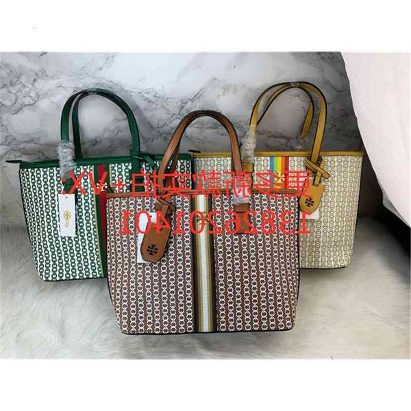 

new tb old flower striped shopping bag for women in 2021