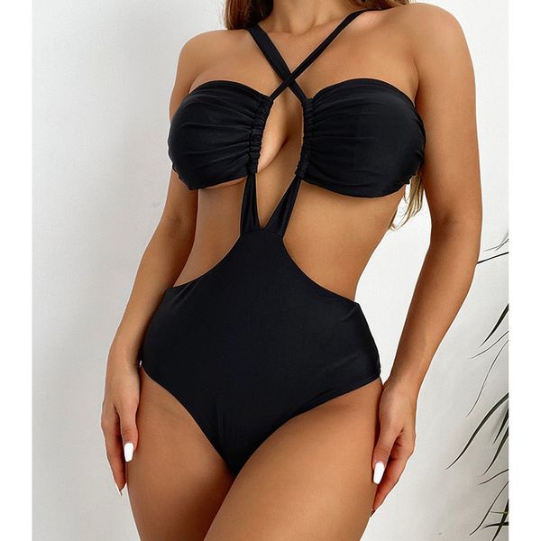 

swimwear women 2021 one piece swimsuit woman high waist bathing suit beachwear swimming for female one-piece monokini
