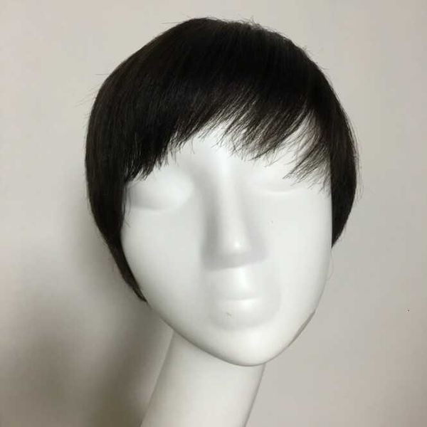 

real real woman wig natural short hair young m wig classic, Black