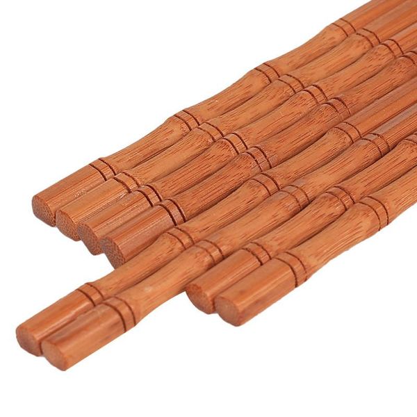 

chopsticks bamboo household natural non-slip carving 10 pairs of fine