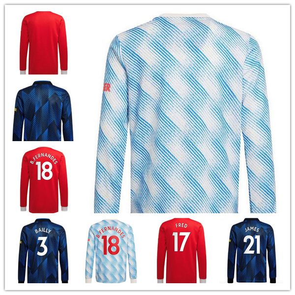 

#7 ronaldo long sleeve #25 sancho home red soccer jersey 2021 2022 #11 greenwood #18 b.fernandes 3rd blue soccer shirt 21 22 #10 rashford aw, Black;yellow
