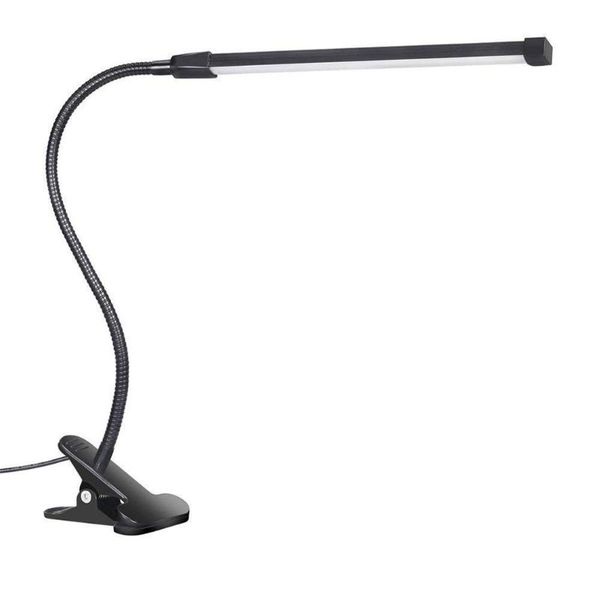

clamp lamp led desk lamp dimmable eye care flexible metal gooseneck usb power supply bedroom reading led