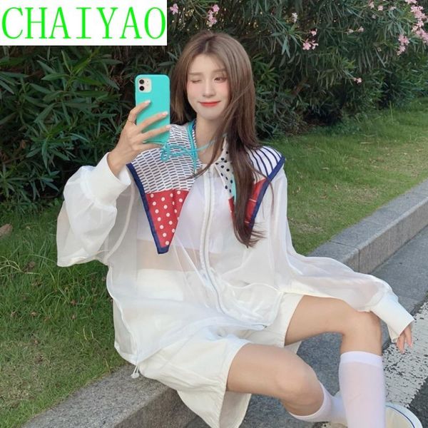 

women's jackets coat thin 2021 summer loose and shawl contrast stitching fake two-piece baseball jacket, Black;brown