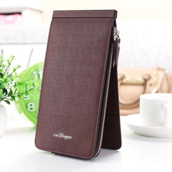 

card holders 3 pcs leather women men holder travel wallets bags ladies clutch purse id cardholder carteira feminina wt009, Brown;gray