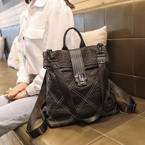 

backpack women's autumn and winter travel fashion large-capacity student bag ladies back pack