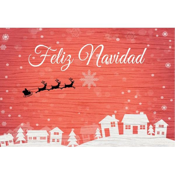 

party decoration merry christmas backdrop cartoon sleigh snowflakes pography background xmas year po booth studio prop