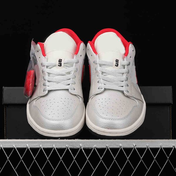 

2021 jumpman women's basketball shoes male 1 s white/red/black outdoor sports