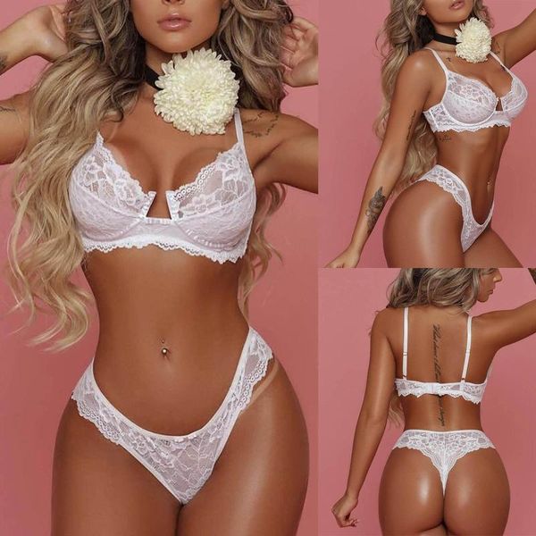 

women's panties 2021 black gauze hollow out women exotic lingerielingeries deep v bra sensual perspective fishing net underwear bag hip, Black;pink