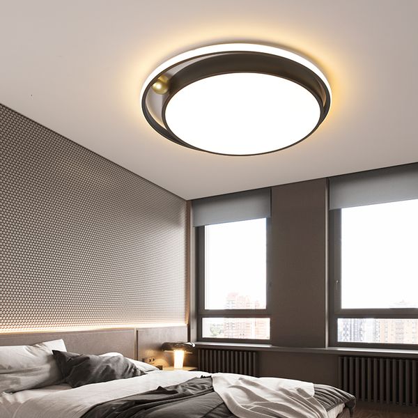 

2021 new moderno d from round ceiling the living room creative kitchen black nordic personality led to chandelier avgv