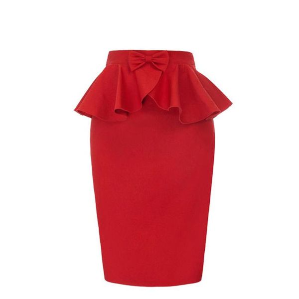 

skirts red straight women skirt, Black