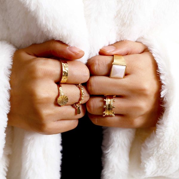 

jewelry fashion net red wind set 2020 new ring, Silver
