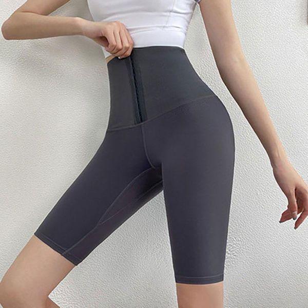 

yoga outfit double-breasted pants leggings women plus velvet thickening waist abdomen hips high elastic