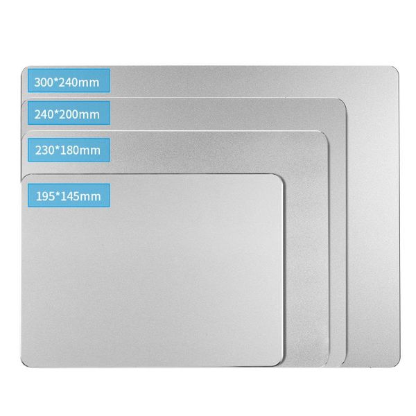 

mouse pads & wrist rests aluminum alloy mat pad anti-skid metal ultra-thin anti-slip wear-resistant scratch-resistant