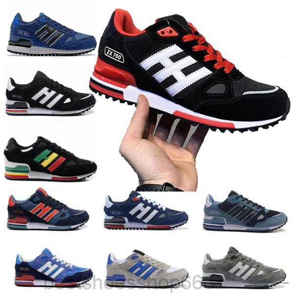 

originals zx750 athletic shoes designer sneakers zx 750 mens womens white red blue breathable outdoor sports casual shoes krtt