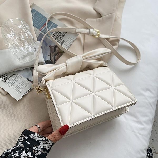 

evening bags crossbody for women 2021 soft bow handle small pu leather summer lady trending shoulder handbags and purses bolsos