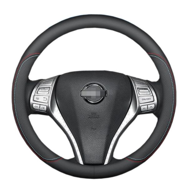 

steering wheel covers nappa leather universal 38cm car cover for qashqai j10 x-trail teana altima roguetiida versa