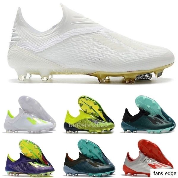 

new x 18.1 18+ fg mens soccer football shoes salah jesus 19+x skeletalweave outdoor sport boots trainers sneakers cleats size us6.5-11