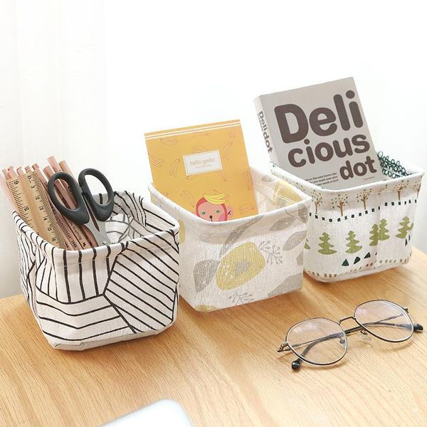

storage baskets foldable deskbasket sundries box underwear cosmetic organizer jewelry scarf socks bags