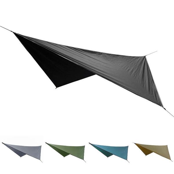 

waterproof tarp tent shade sun shelter lightweight awning sun shade parasol canopy outdoor camping hammock rain shelter