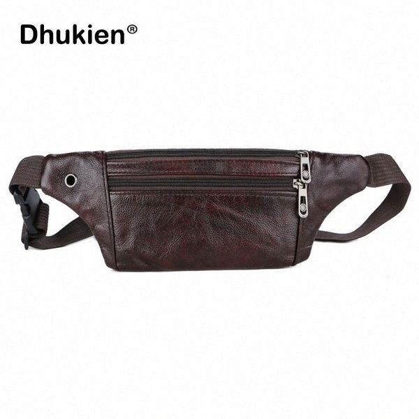 

vintage men waist bag pu leather money belt bag fashion fanny pack portable zipper shoulder phone purse belt bolsos cintura j1wr#