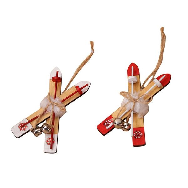 

christmas decorations ornaments cute sleigh shape hanging xmas tree for home office