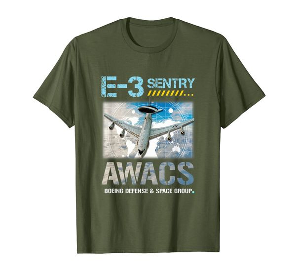 

e-3 sentry awacs military aircraft tee gift, White;black