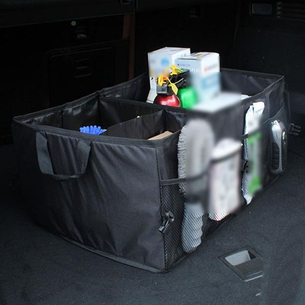 

car organizer big capacity trunk case auto suv traveling cargo multipurpose collapsible foldable nylon storage container box