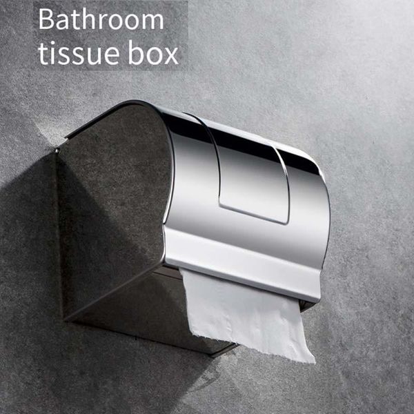 

toilet paper holders creative stainless steel gold tissue holder box waterproof