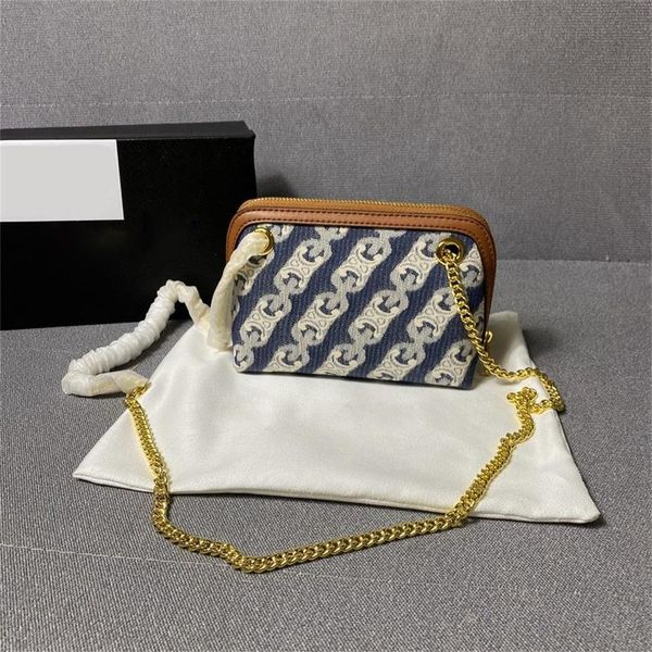 

2021 new selling designer luxury mobile phone bag high-quality canvas exquisite design fashion trend ladies shoulder messenger shoulder
