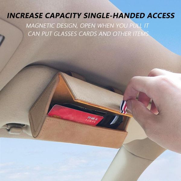 

other interior accessories car assessoires sunglasses case multi-function storage box supplies id/credit d
