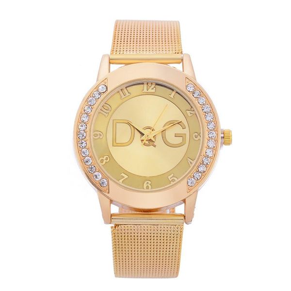 

wristwatches relÃ³g summer lady quartz watch leisure business silver diamond couple table simple fashion personality alloy women clock, Slivery;brown