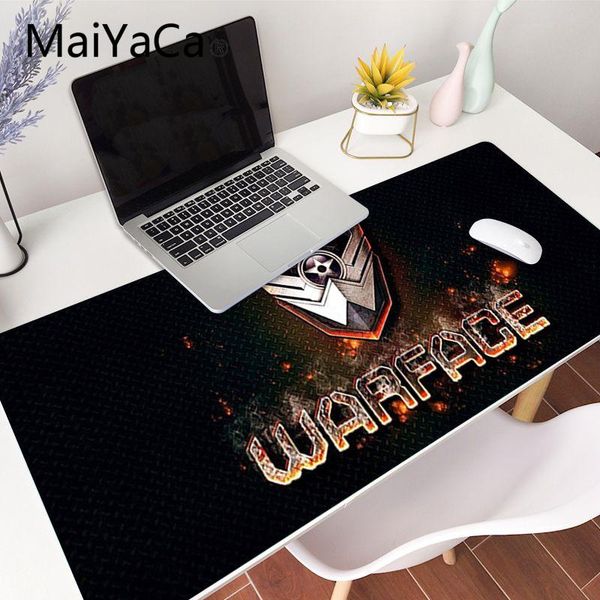 

mouse pads & wrist rests maiyaca warface durable deskmousepad 700*300mm gaming pad speed keyboard xxl mat lappc desk
