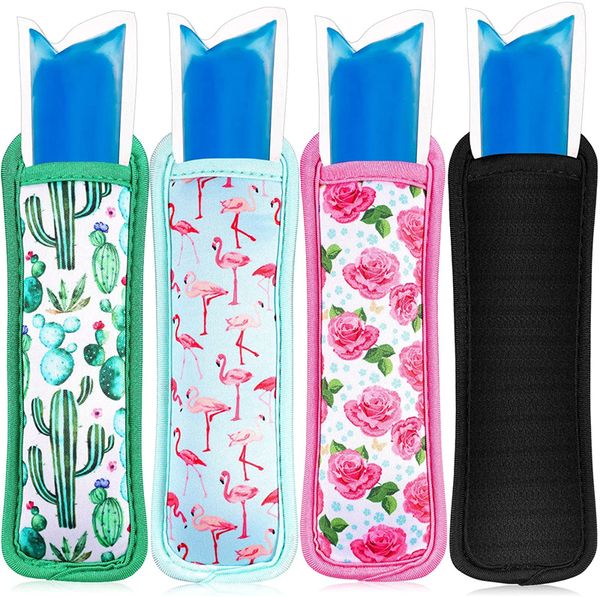 Maniche Ice Pop all'ingrosso Porta ghiaccioli riutilizzabili Freeze Pops Maniche Manicotto isolante in neoprene colorato per bambini