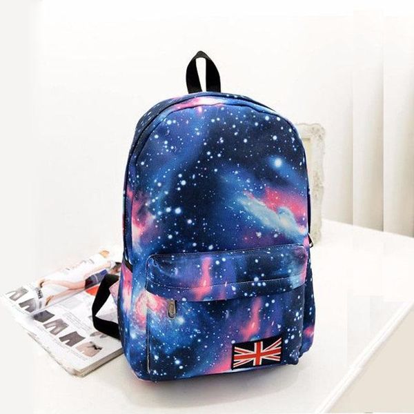 

backpack 3d starry sky print school bags for girls boys designer teenage floral schoolbag casual children j259