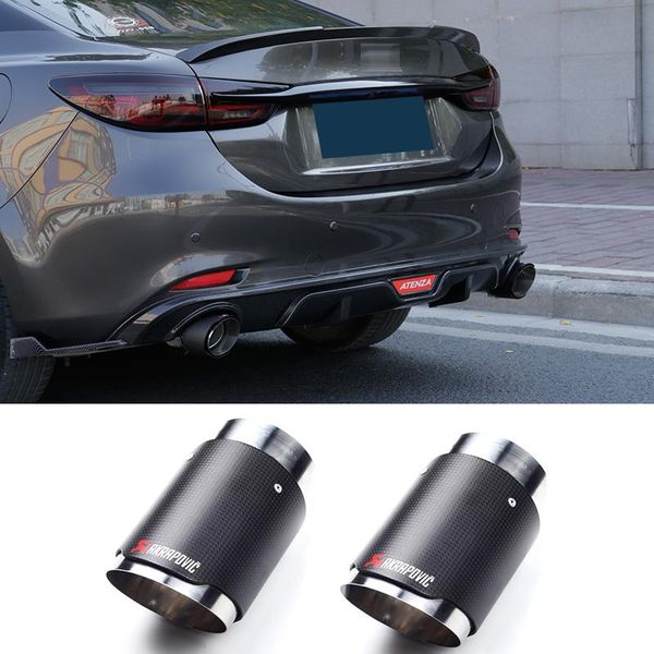

manifold & parts tail section exhaust stainless steel pipe cover decoration sleeve modification for 6 atenza 2014 15 16 17 18 19 20 21