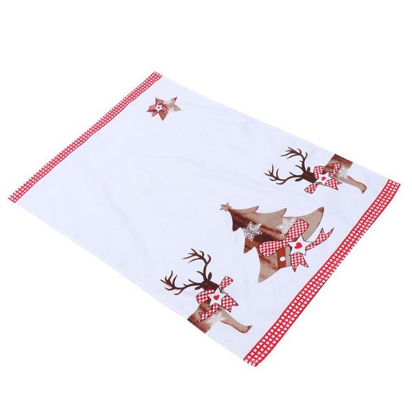 

1pc christmas cotton kitchen dish towel breathable (assorted color) table napkin