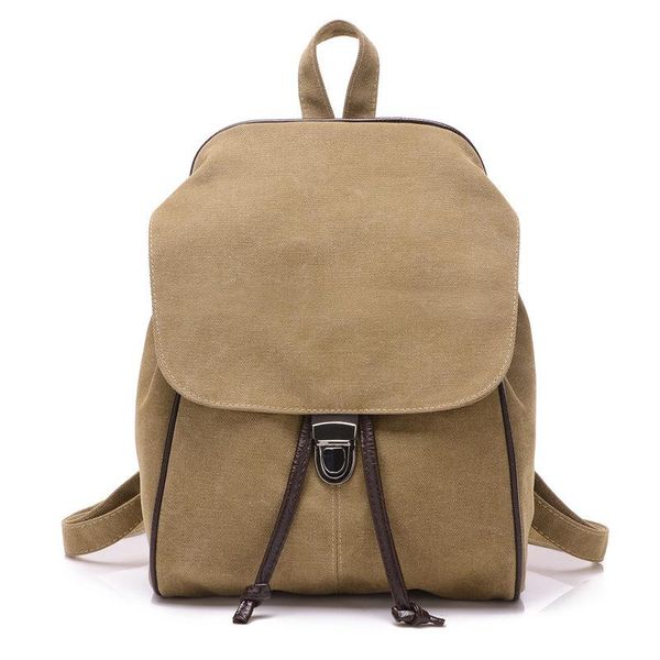

backpack zhierna a small with lid lady pack classic canvas shoulder bag double suitable for school shopping