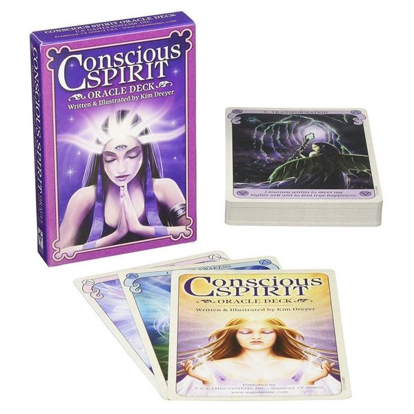 

new cards game conscious spirit oracles durable fashionable party fun playing tarot deck board games 36pcs games individual
