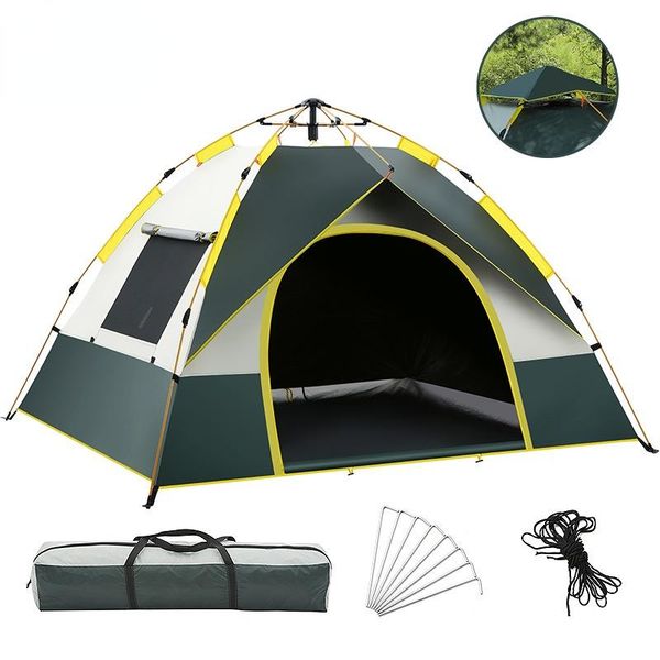 

tents and shelters outdoor camping 2-3-4 people automatic tent, quick-open, easy-to-portable sun-shading windproof waterproof