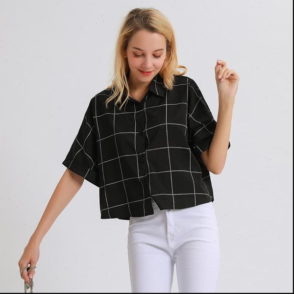 

crop women loose button down shirt summer blouse cardigan white blouse striped shirt summer cardigan women 2021