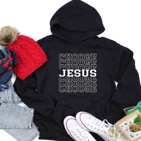 

women's hoodies & sweatshirts christian women's hoodie, black winter sweater, religious street hoodie wool djy3
