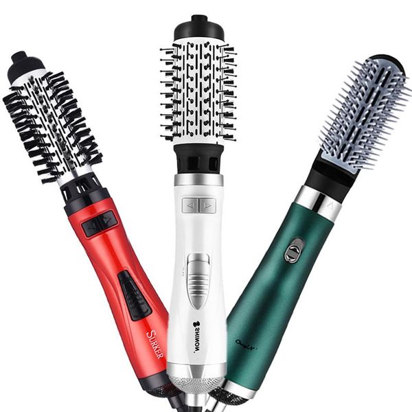 

electric hair brushes 2 in 1 automatic dryer roller curling iron curler auto rotating air brush blow dry waves curls comb