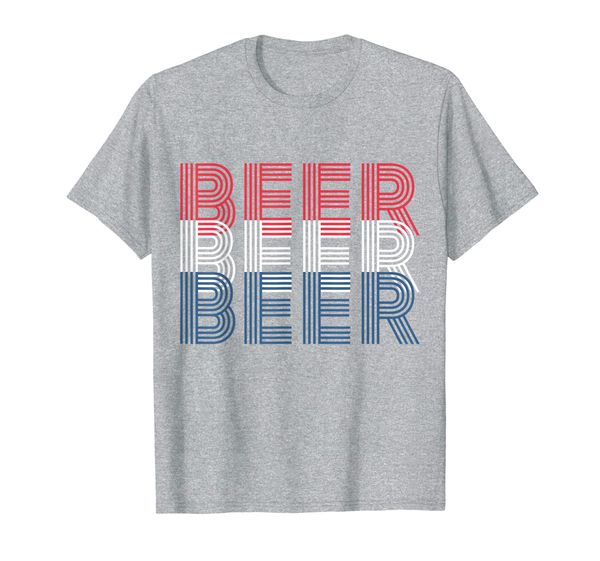 

4th of July Beer Drinking Gift for Patriotic Men and Women T-Shirt, Mainly pictures