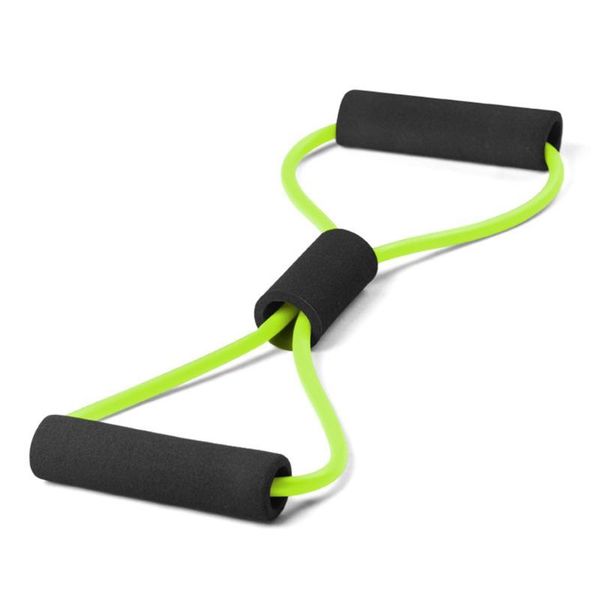 

five colors optional & wholesale 8-shaped tension band neutral latex fitness equipment rubber tensioner body building developer