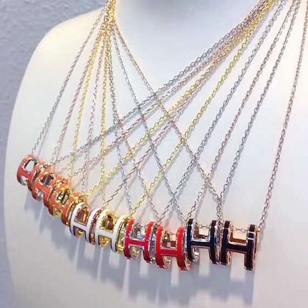 

letter h necklaces & pendants for women titanium alphabet pendant necklace for women girls necklace letter h, Silver