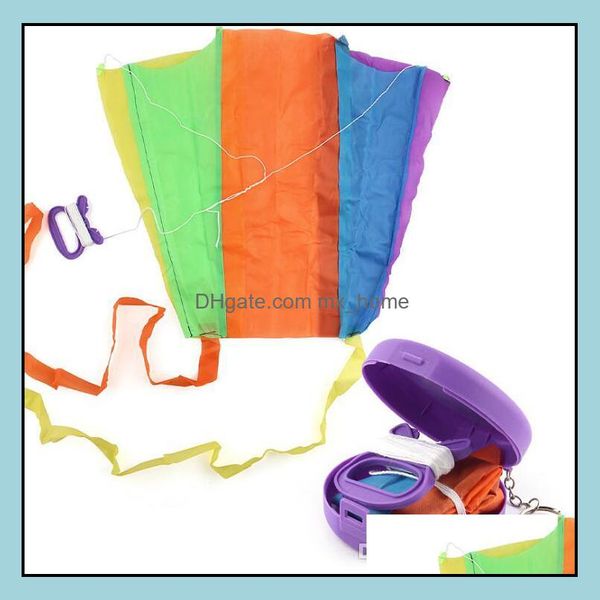 Kite Aessories Sports Outdoor Play Toys Подарки Земля Mini Beautif Большой легкие воздушные змеи Подают карманные игрушки полет, чтобы подать каплю доставку 20