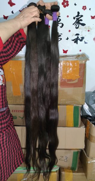 

rare length 40 42 inch natural healthy donor vietnamese human hair 100g/piece single bundle deal premium quality, Black