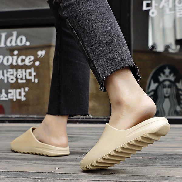 

2021 summer new fashion shoes coconut thick soled antiskid couple shoes, Black