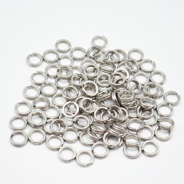 

stainless steel flat double circle bait hook swivel pin connection loop sub sea fishing gear accessories fish bait